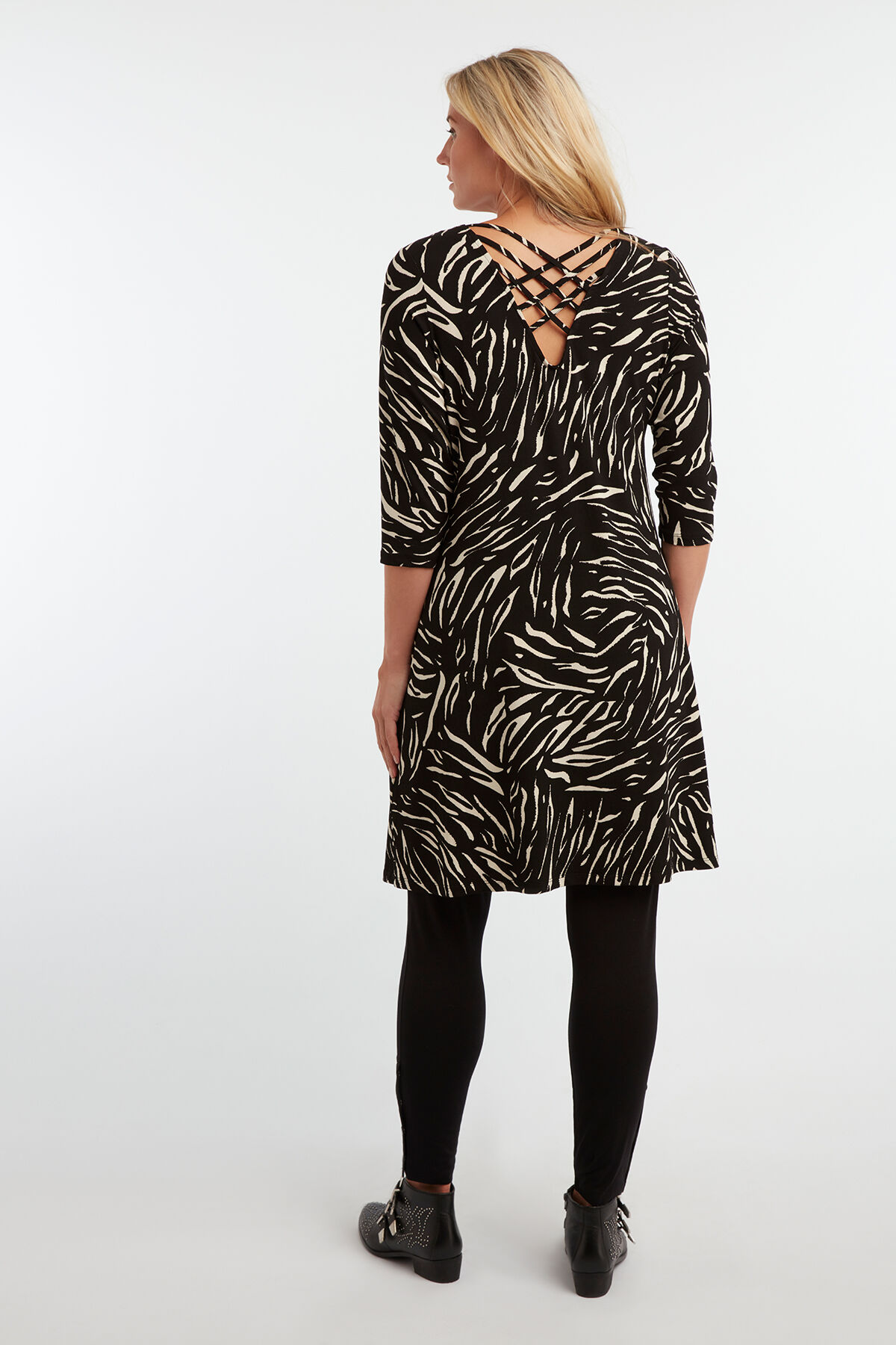 Tunika-Kleid mit Print image number 5