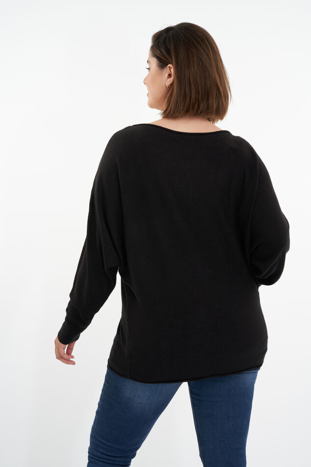 Pullover mit Fledermausärmeln image number 3