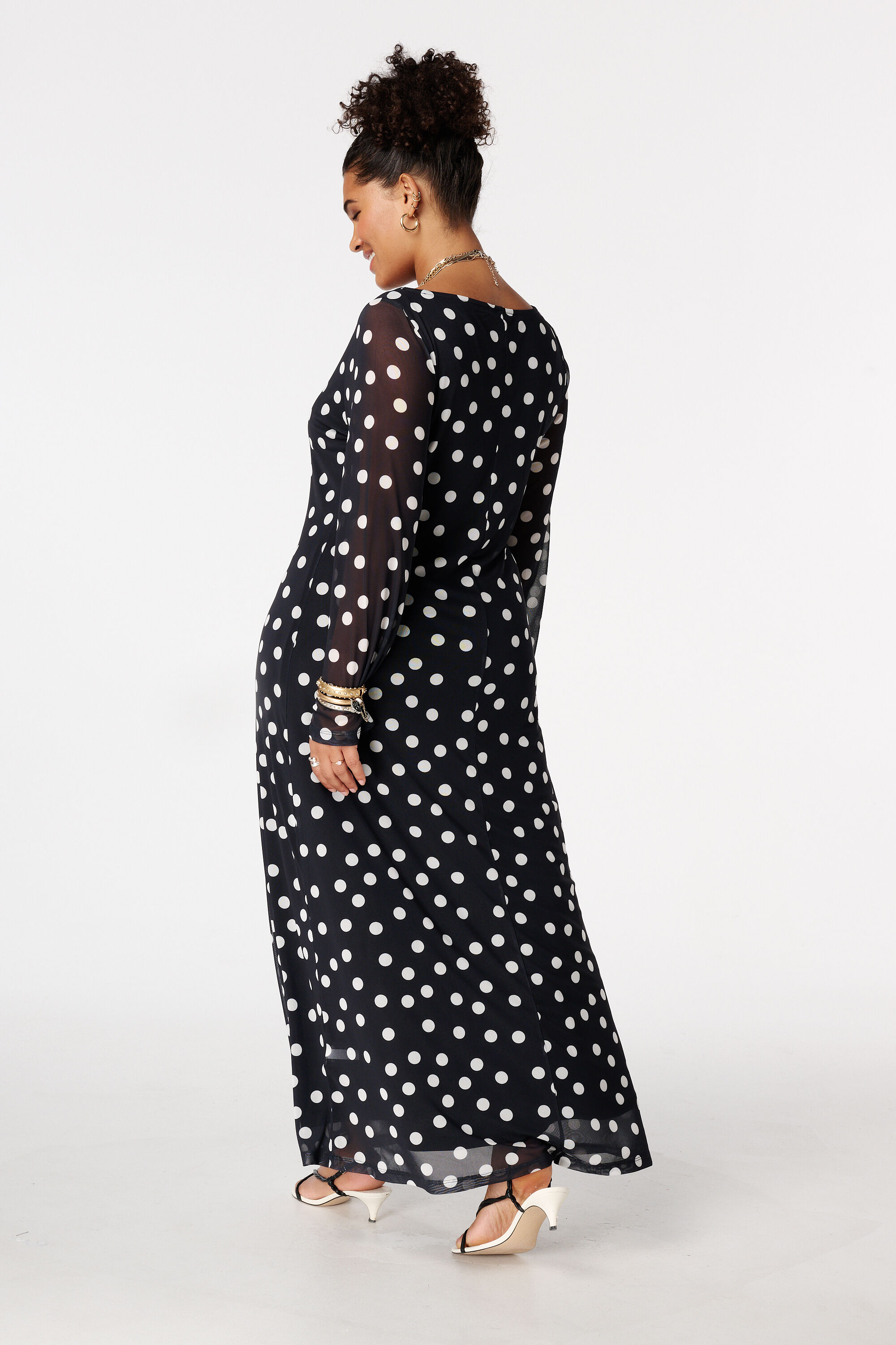 Maxikleid aus Mesh image number 3