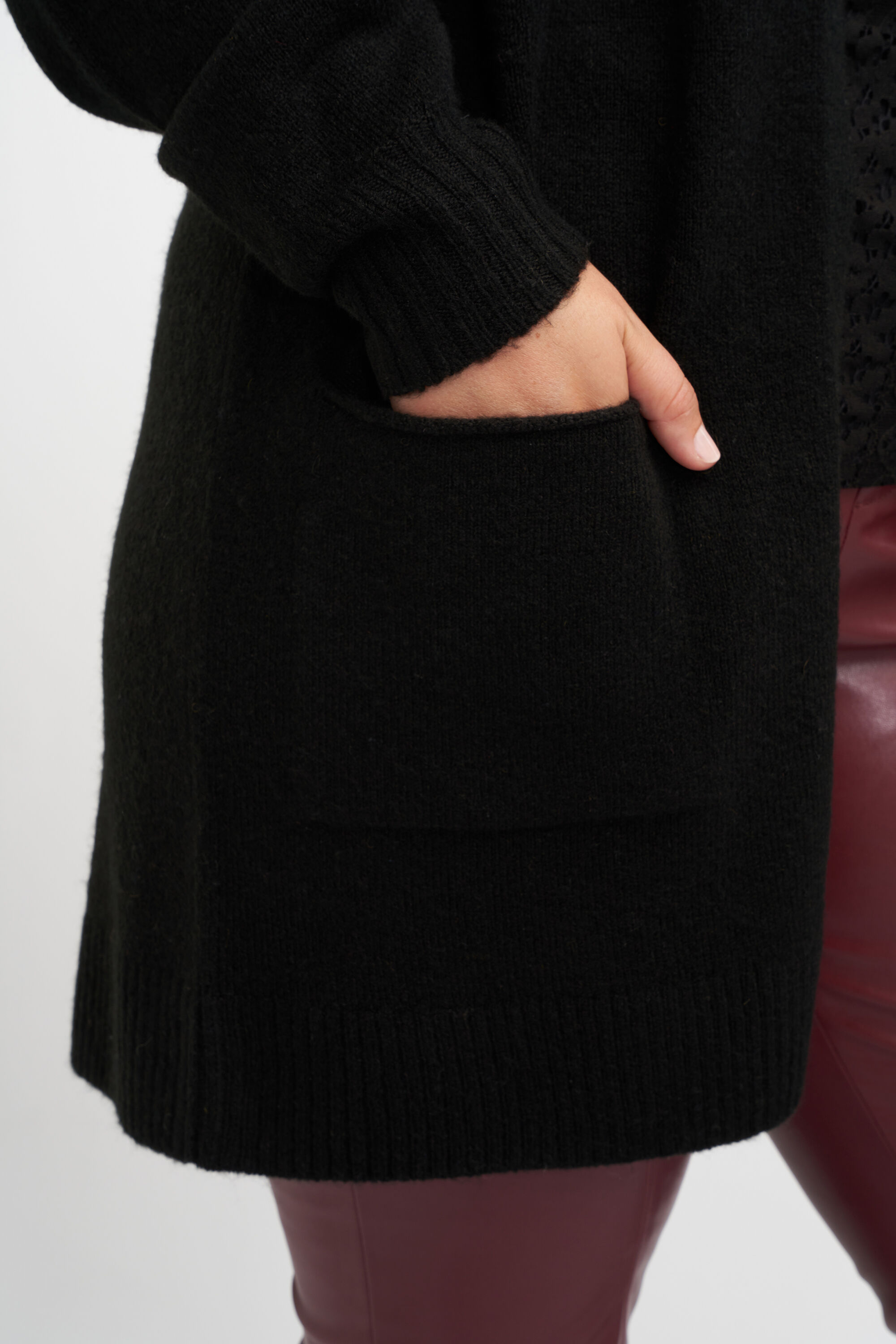 Langer offener Cardigan image number 4