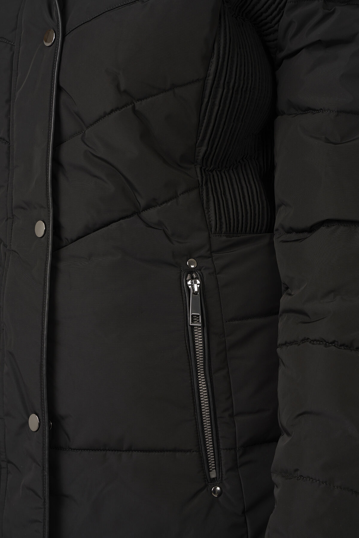 Lange Gef&uuml;tterte Jacke image number 5