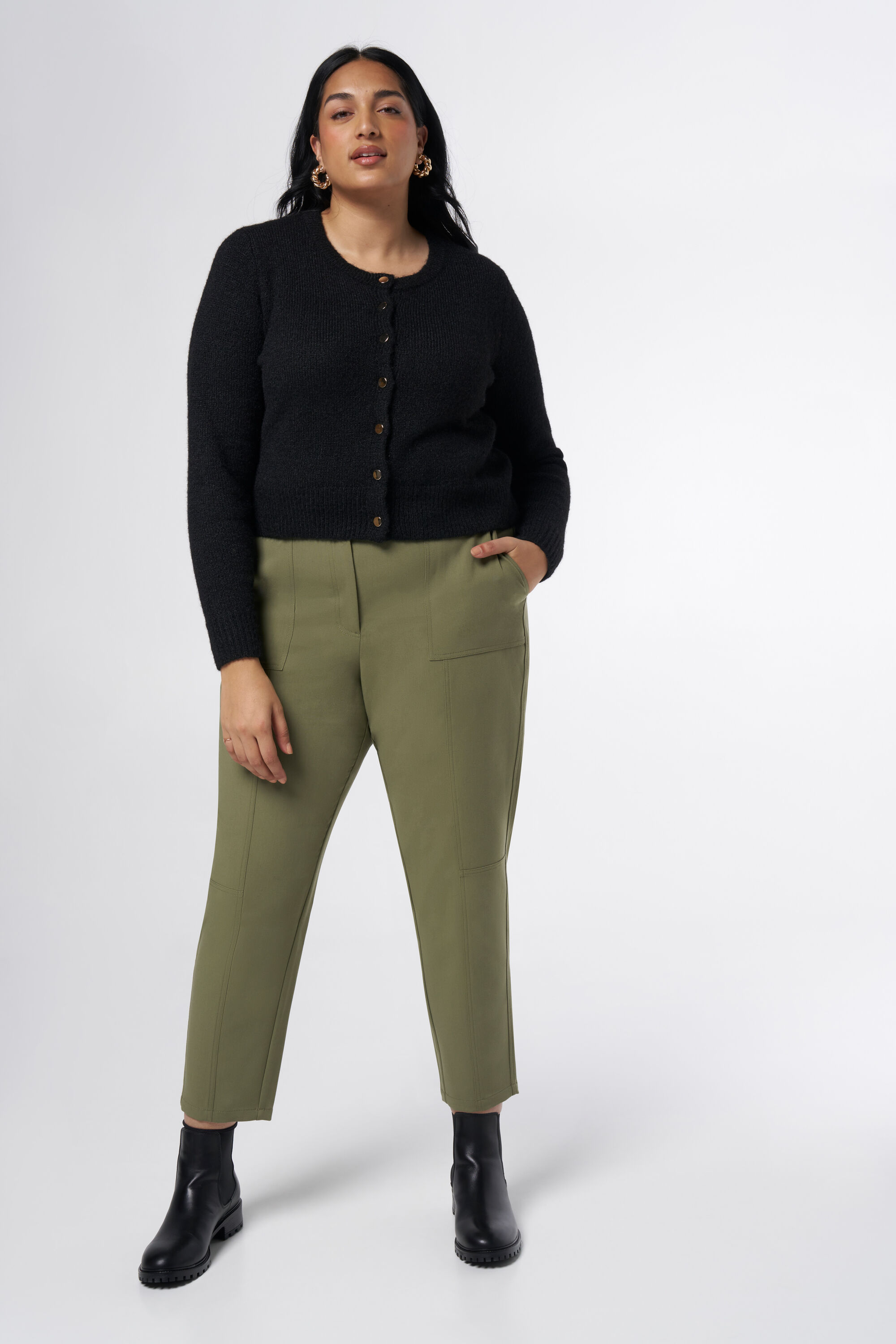 Strickcardigan mit Kn&ouml;pfen  image number 5