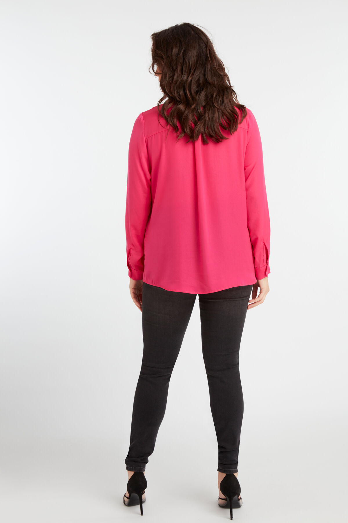 Satin-Bluse image number 4