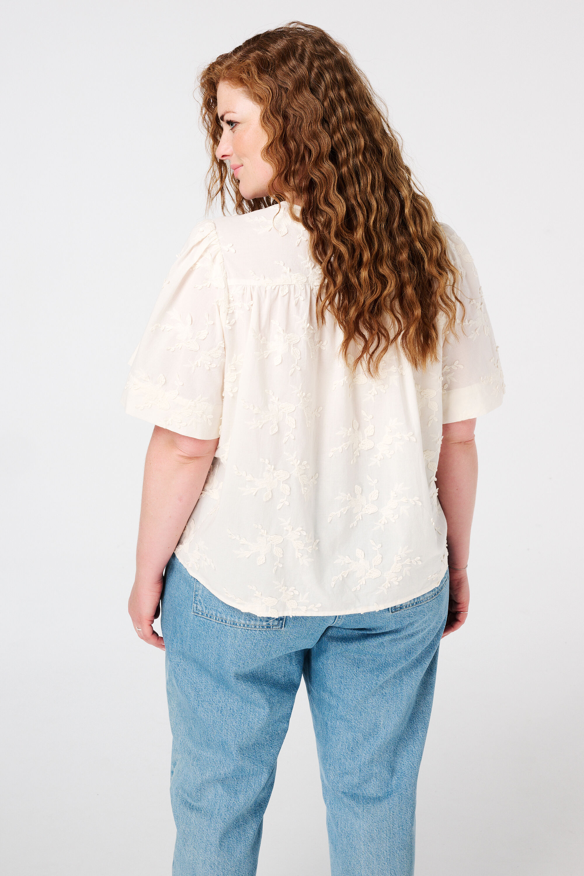 Bluse mit Rundkragen image number 3