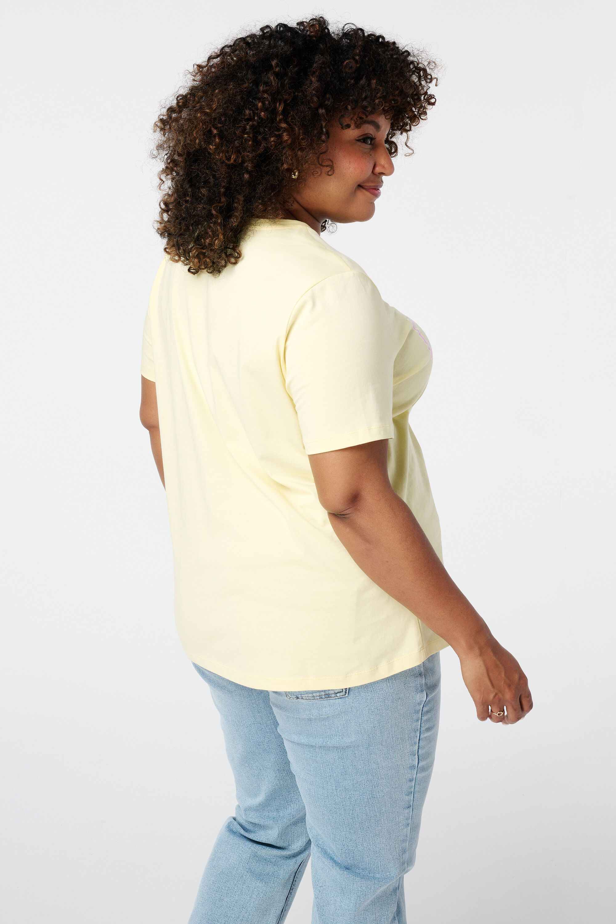 T-Shirt mit Text-Print  image number 3