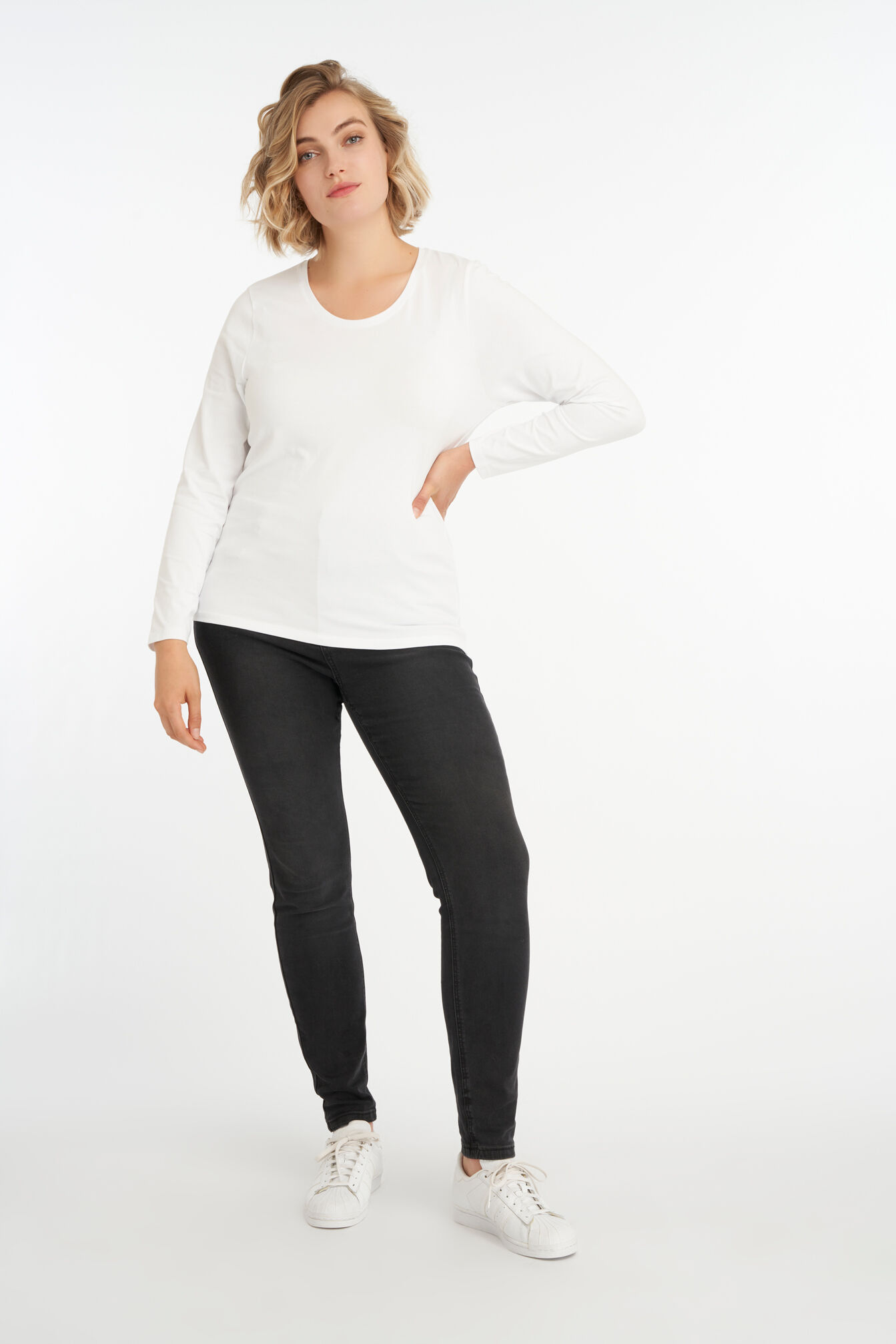 Basic-Shirt mit langen &Auml;rmeln image number 5