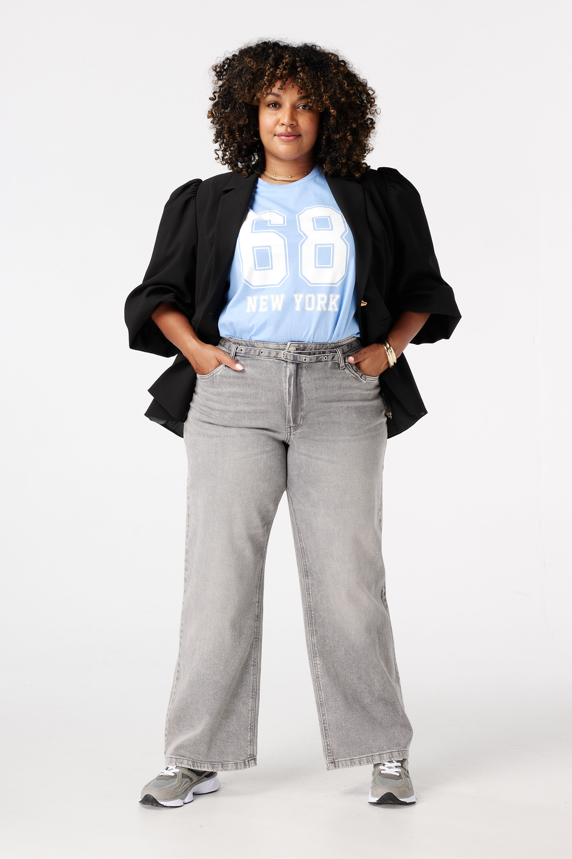 T-Shirt mit Text-Print  image number 5