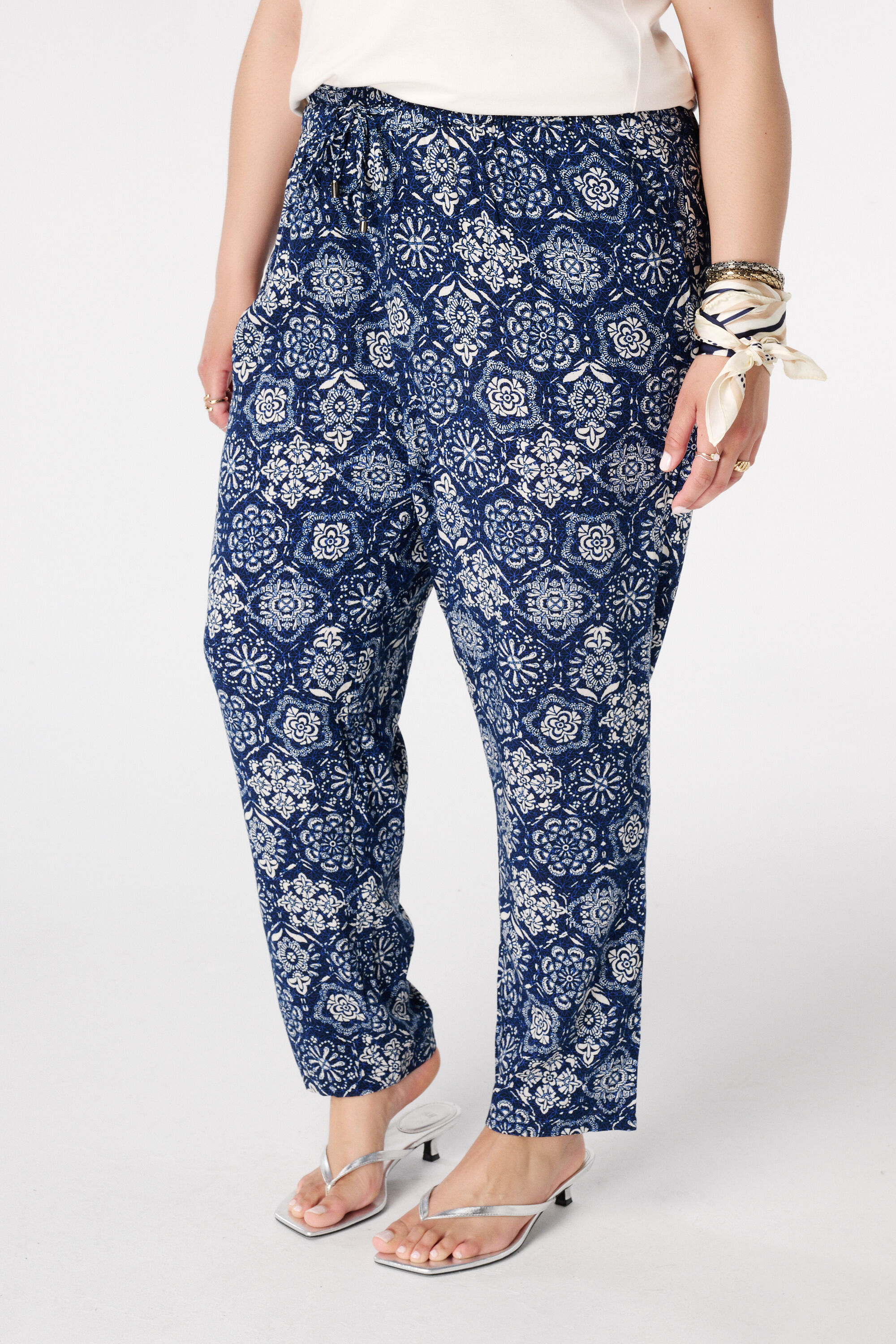 Straight Leg Hose mit Print image number 5