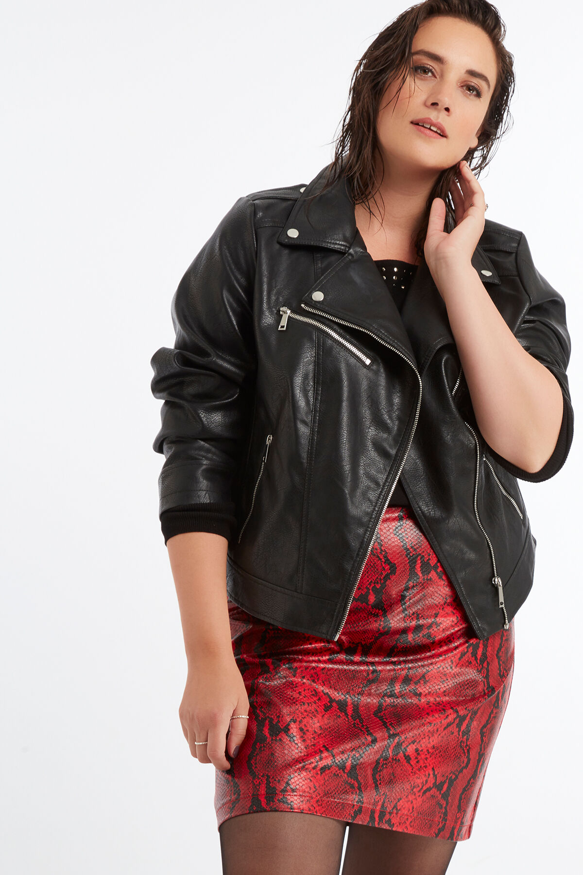 Rock mit Schlangen-Print image number 6