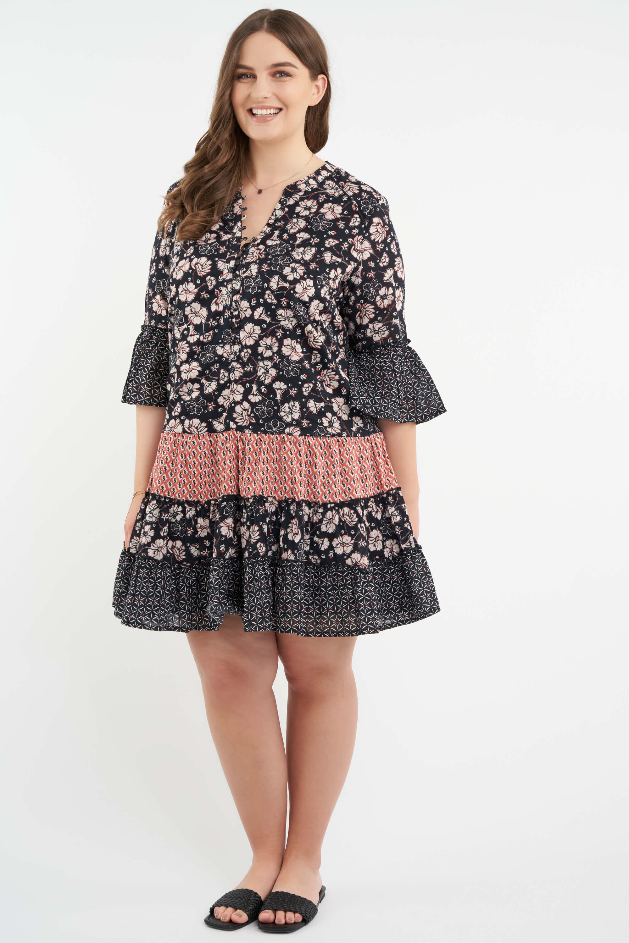 Kleid mit Print  image number 5