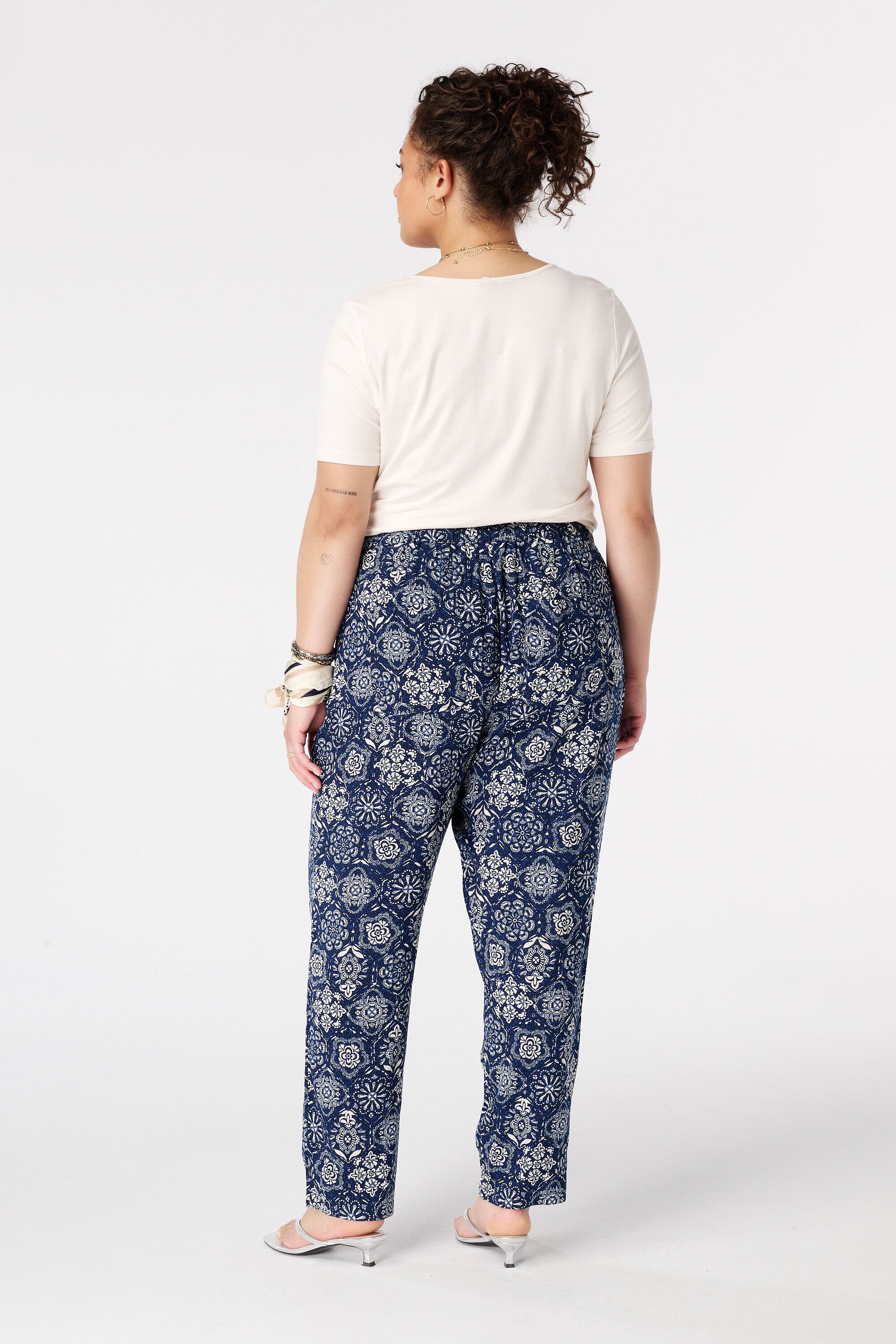 Straight Leg Hose mit Print image number 3
