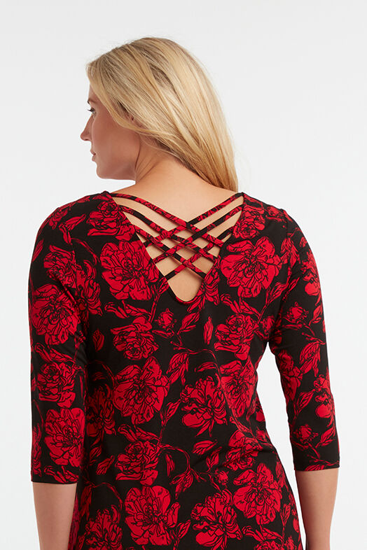 Tunika-Kleid mit Print image number 5