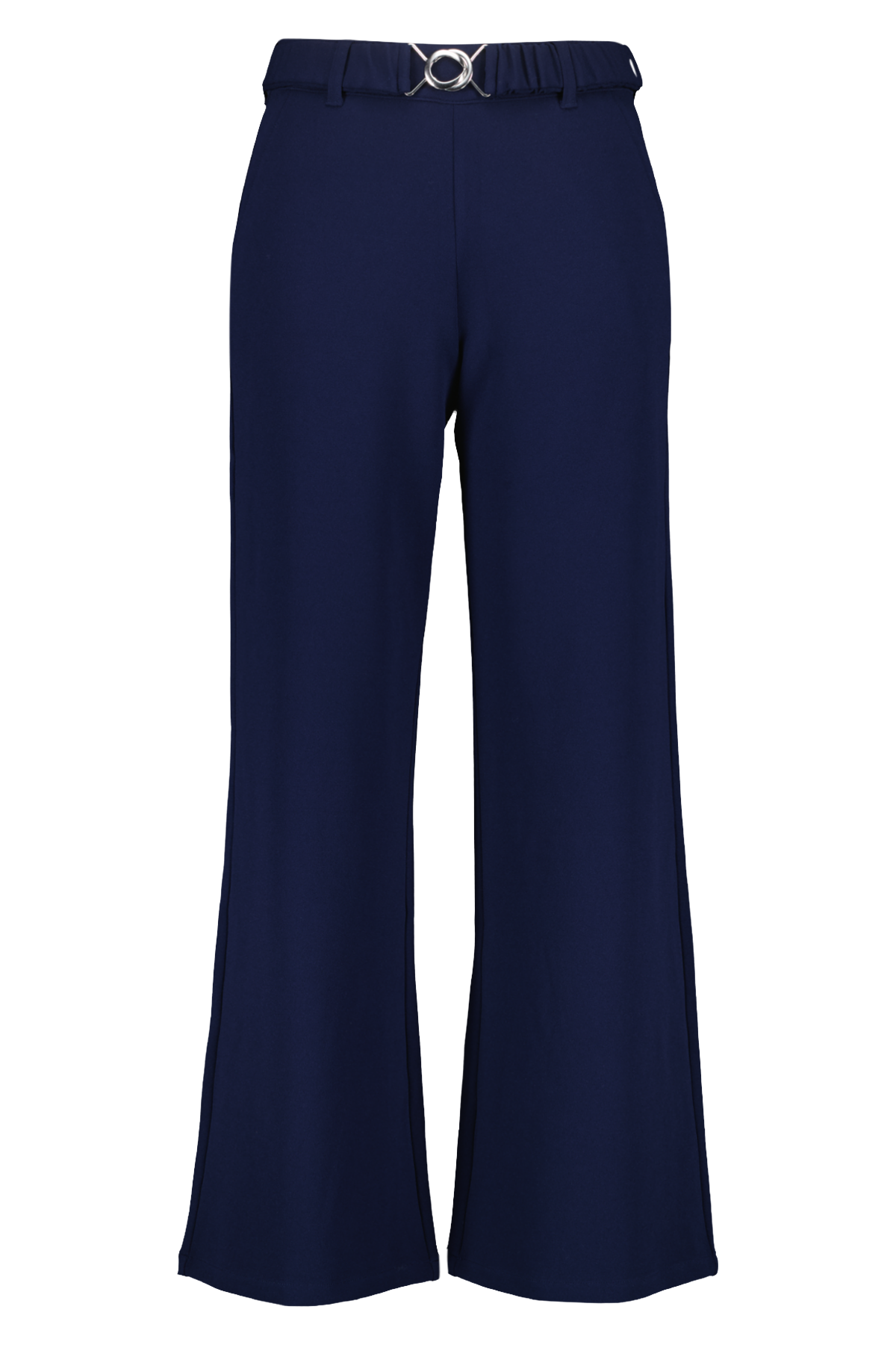 Damen Hose mit dazu passendem Gürtel Navyblau | MS Mode