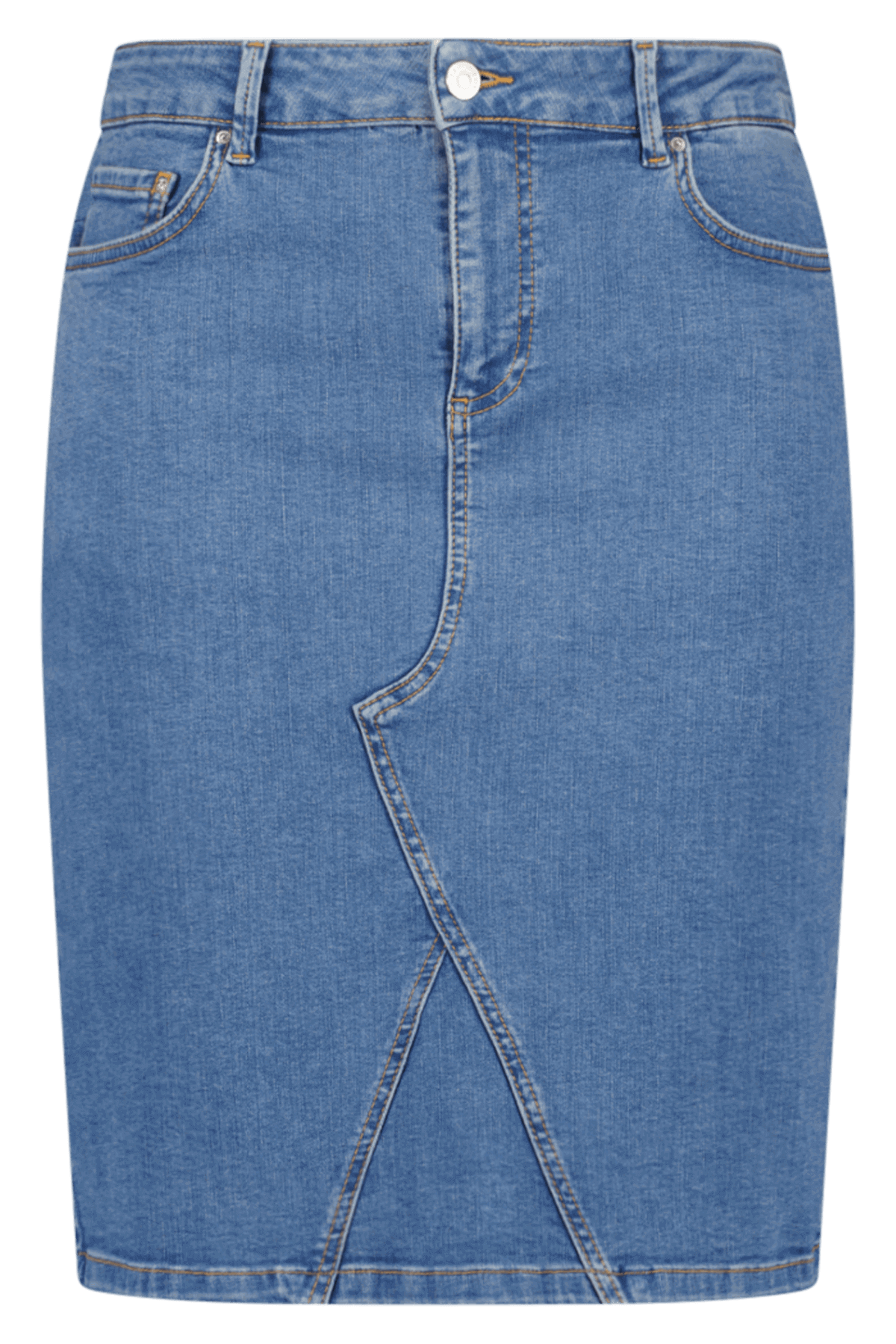 Damen Jeansrock Stonewash Denim MS Mode