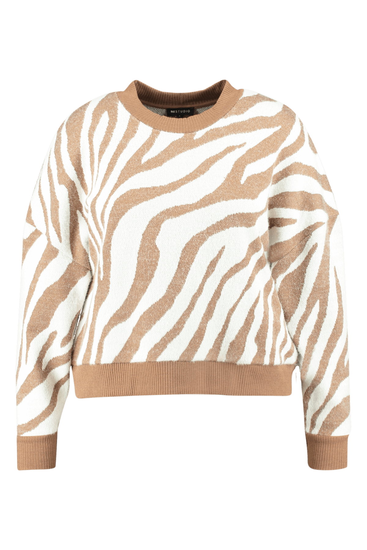 Pullover mit Zebra-Print  image number 0