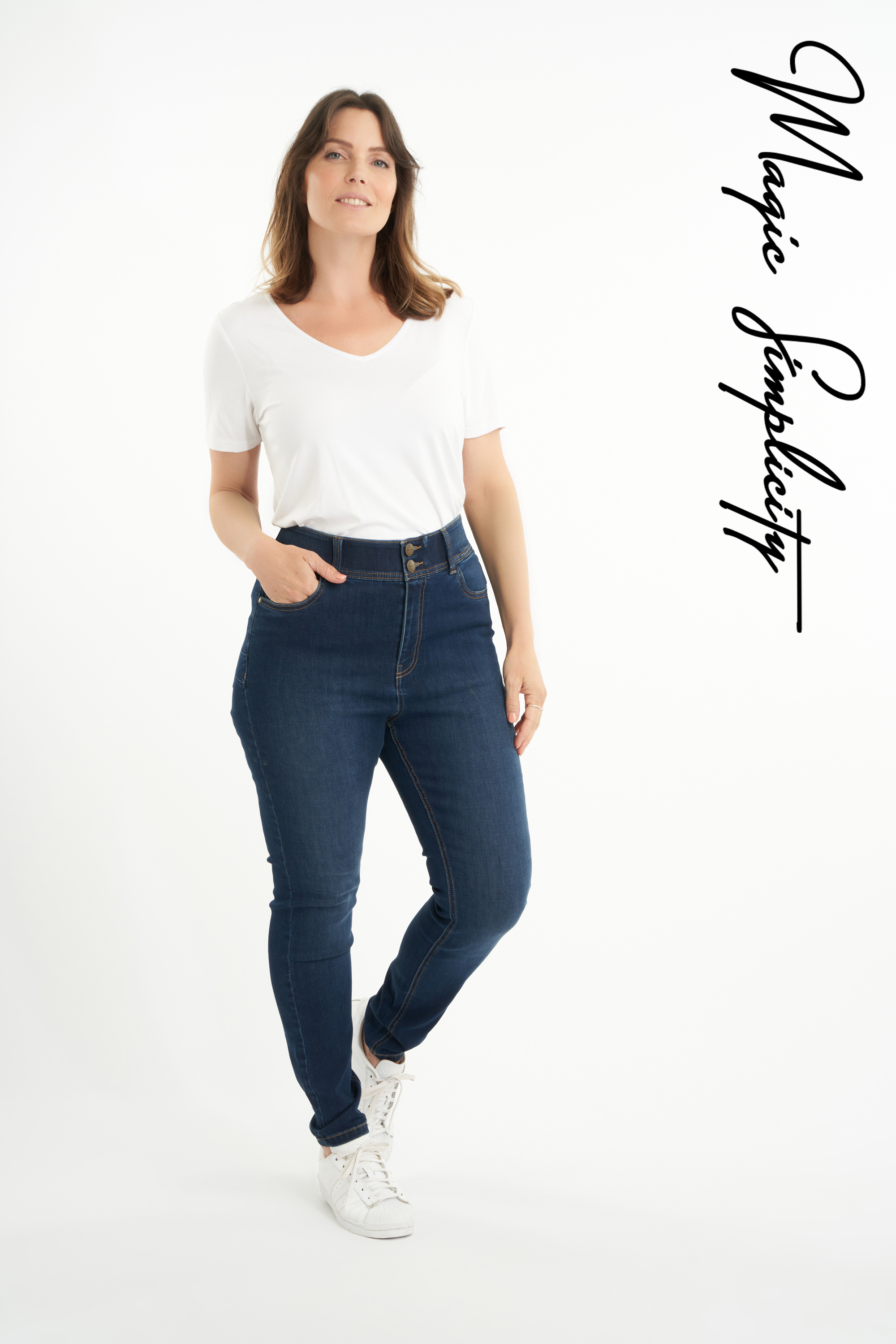 Modellierende Skinny-Leg-Jeans SCULPTS image number 0