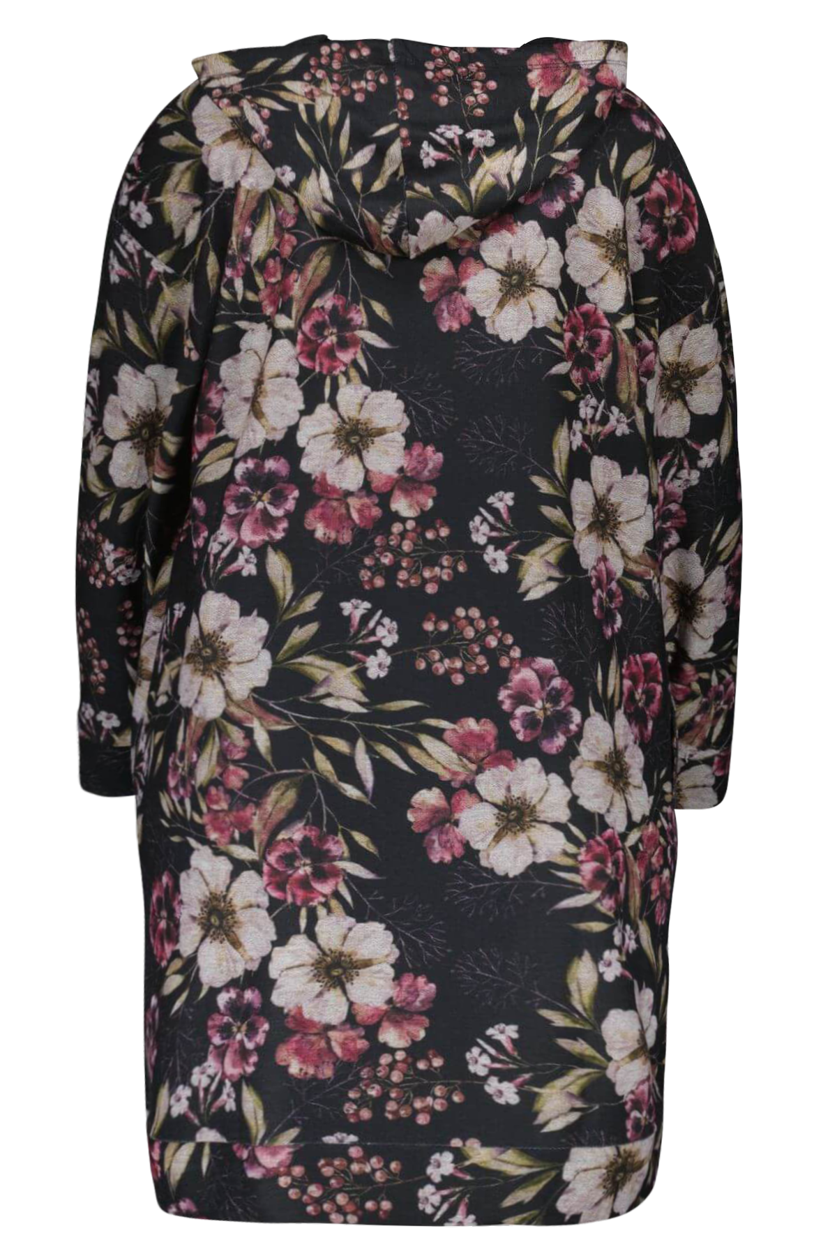 Sweater-Kleid mit Blumen-Print image number 2