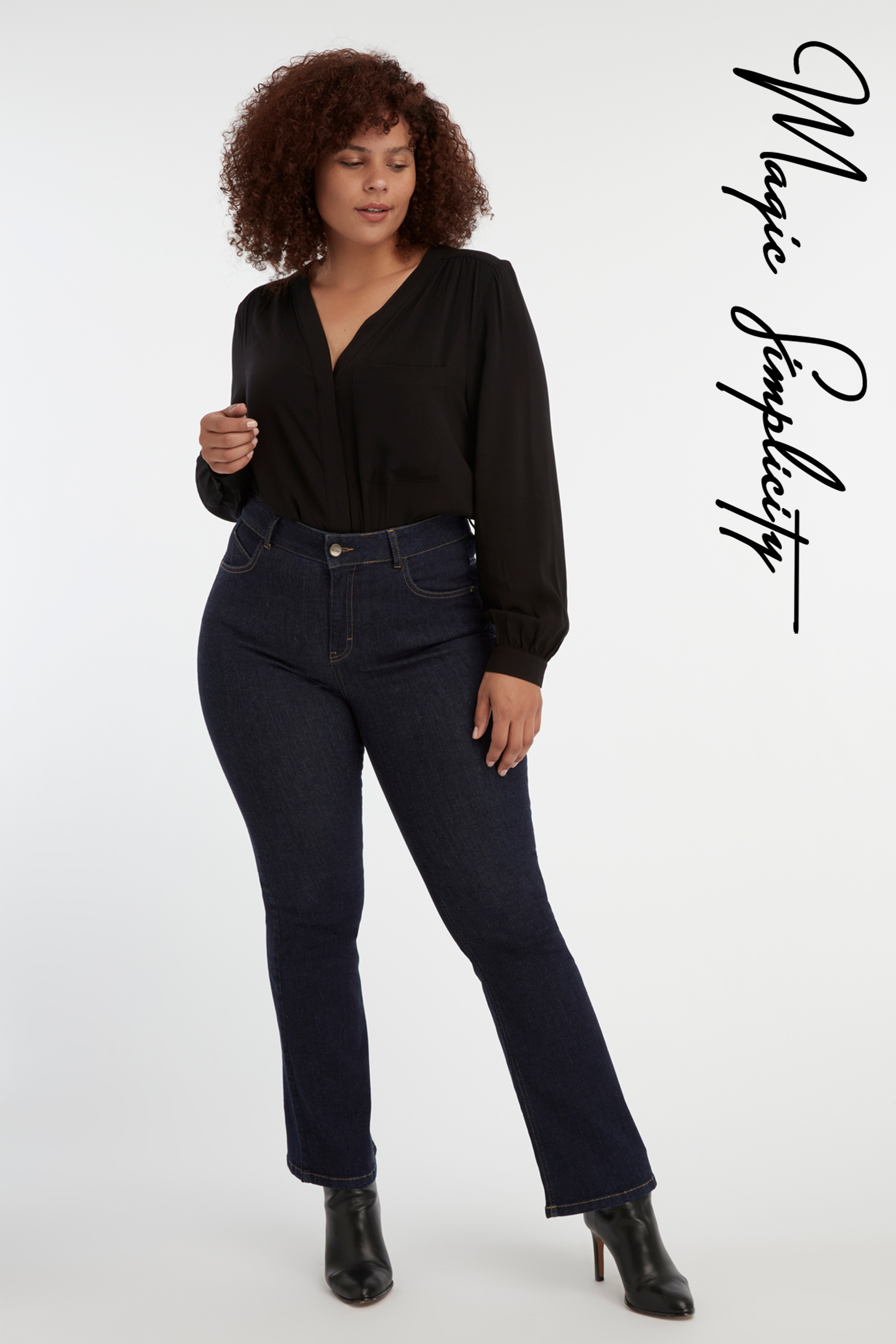 Flared-Leg Jeans SHAPES image number null