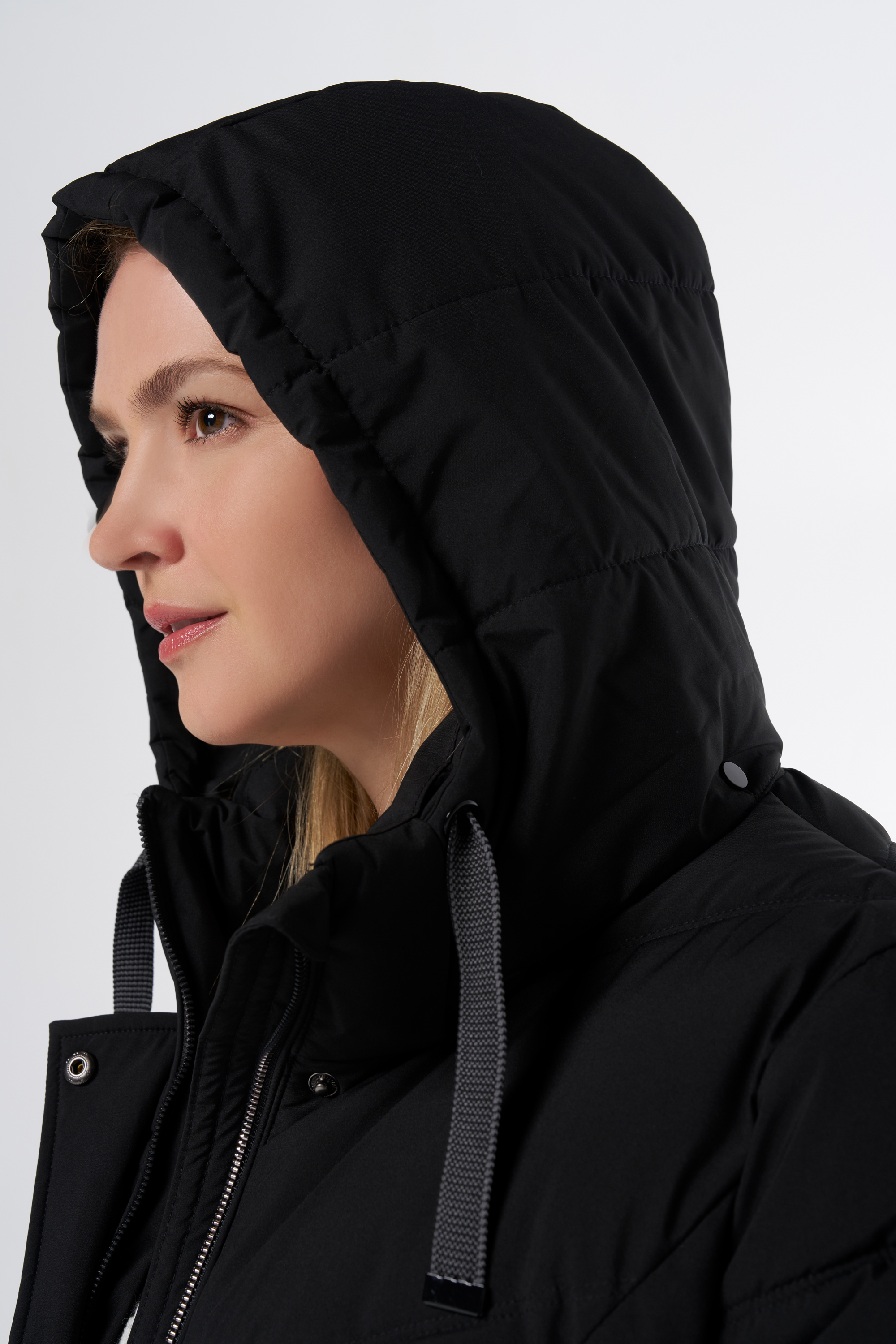 Damen Gesteppte Jacke Schwarz | MS Mode