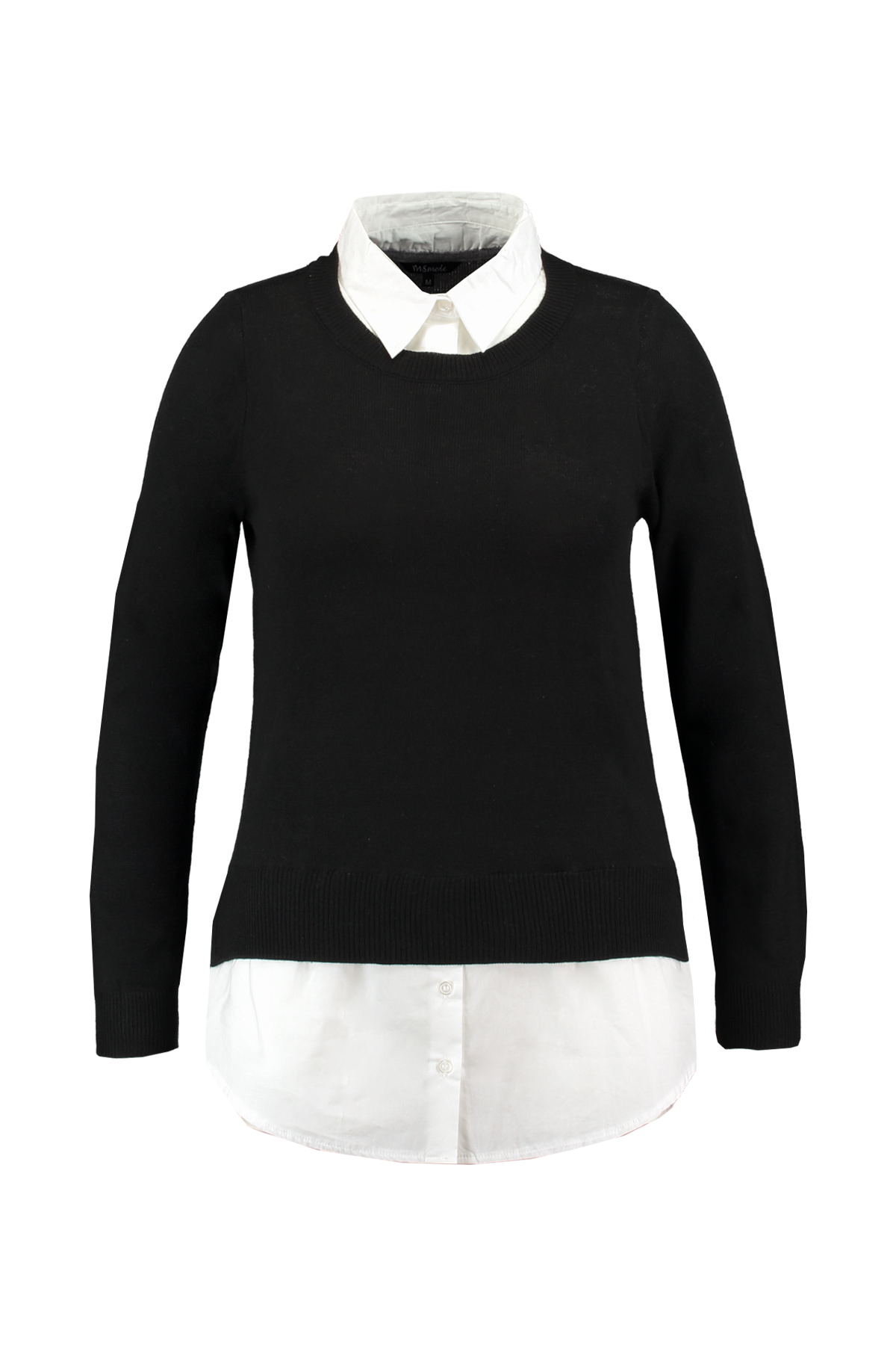 Pullover mit blusenkragen damen Clearance