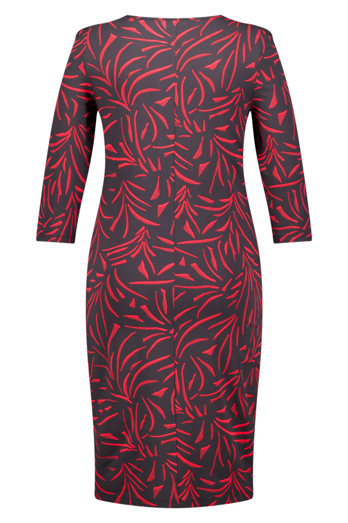 Eng anliegendes Kleid mit Print  image number 2