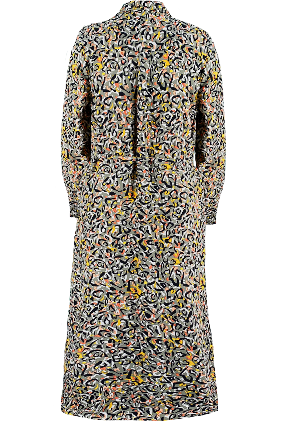 Langes Kleid mit Kordelgürtel image number 3