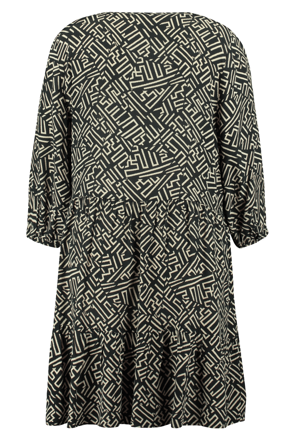 A-Figur-Kleid mit Print  image number null