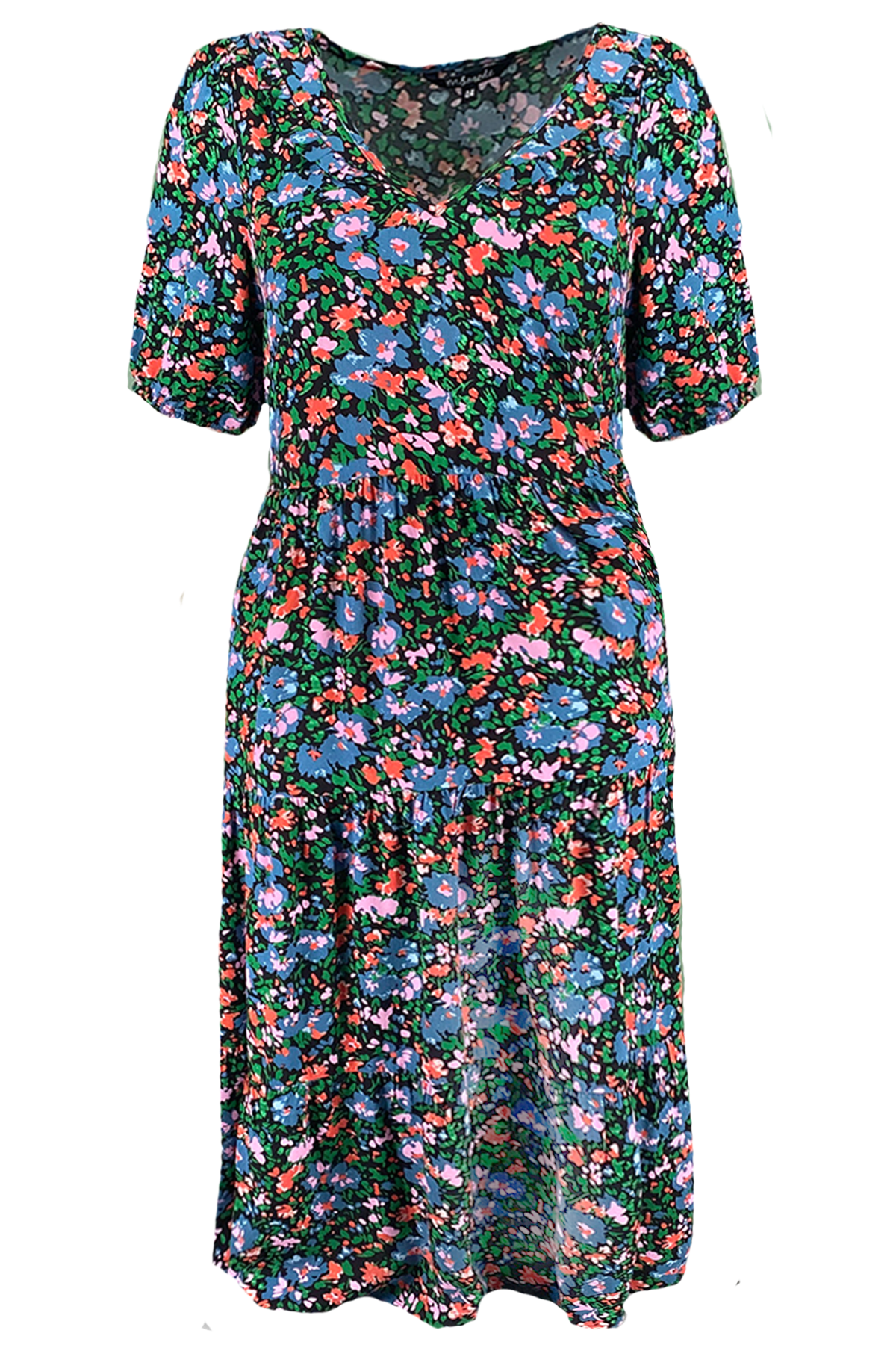 A-Figur-Kleid mit Print  image number 1