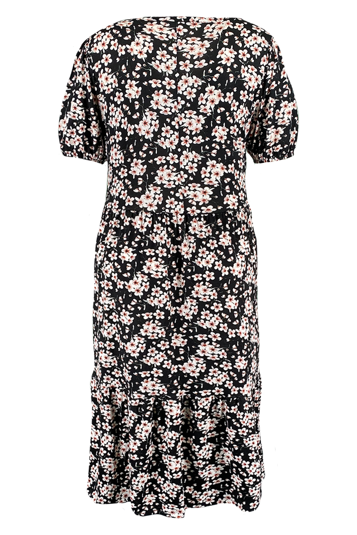Langes Kleid mit Blumen-Print image number 3