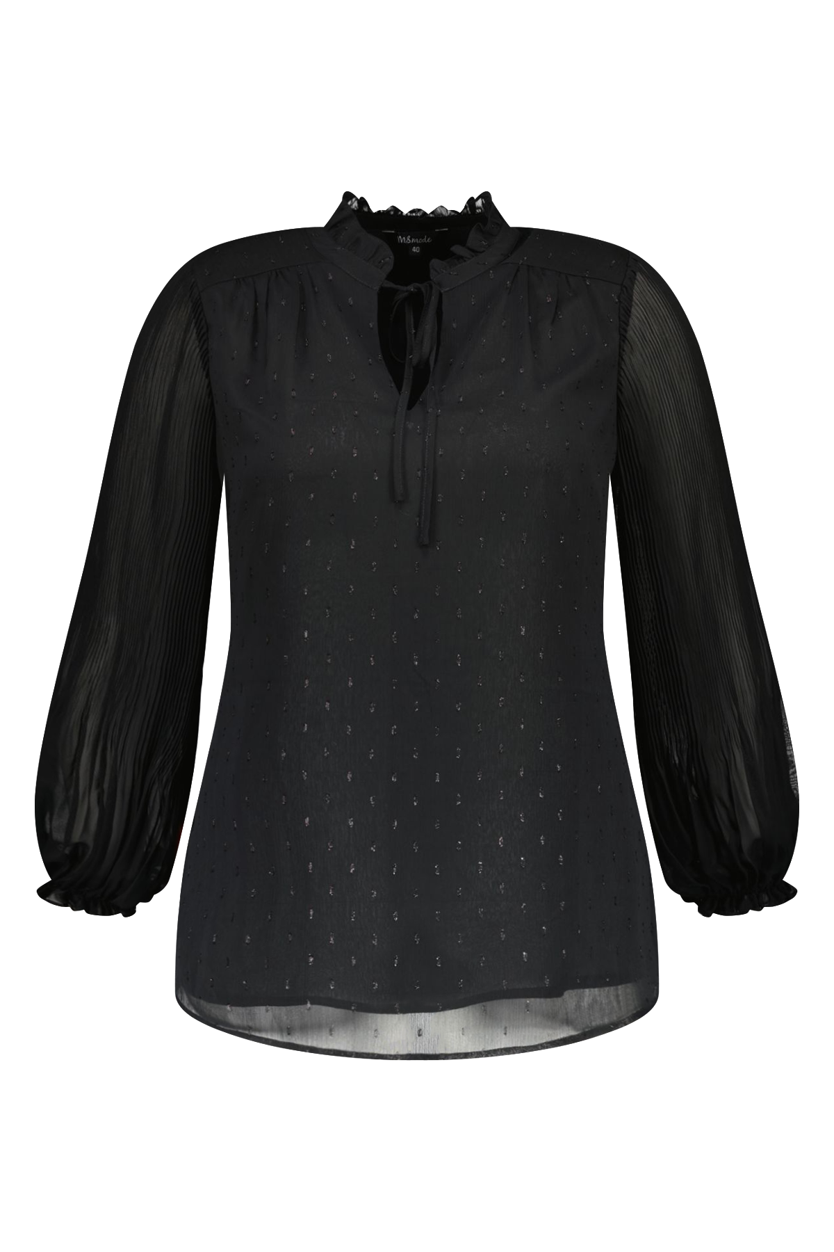 Bluse ELEMENTS mit Plissee-Struktur