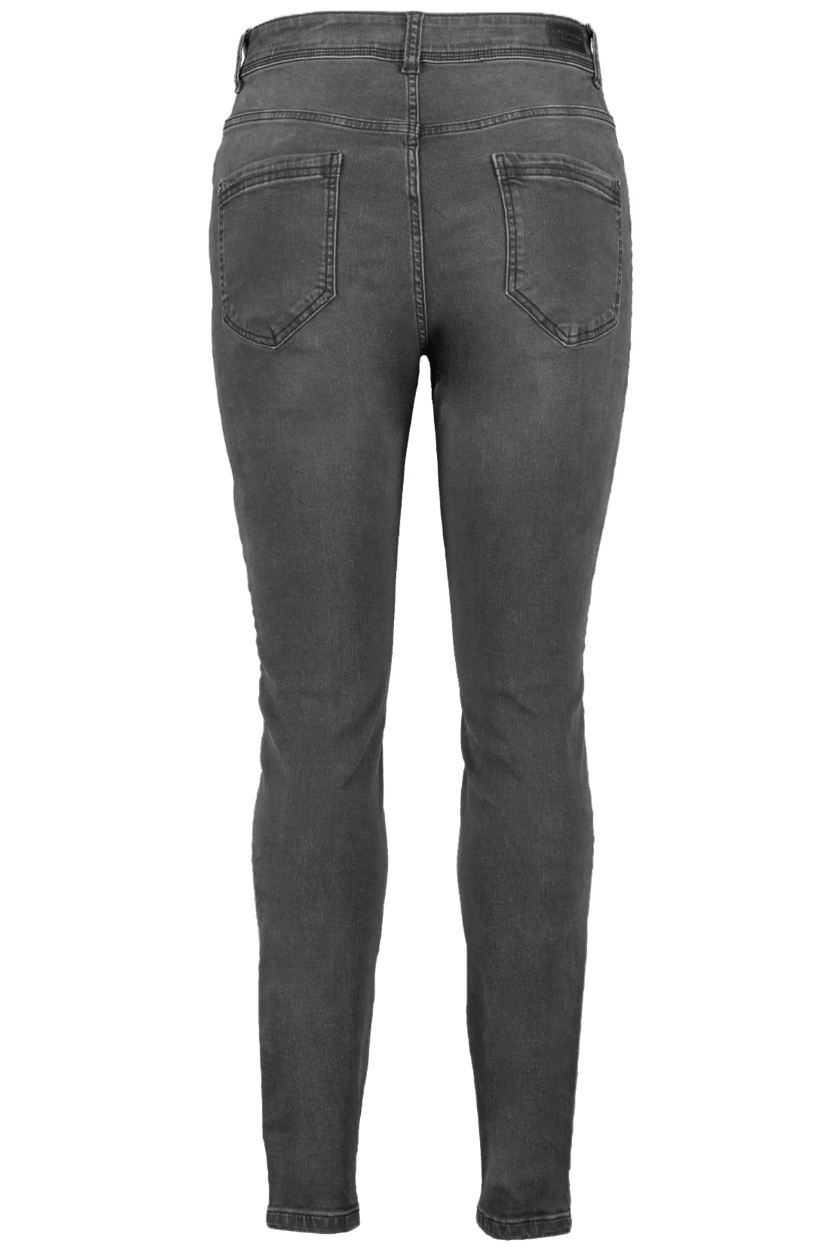 Skinny-Leg-Jeans mit hoher Taille CHERRY image number 3
