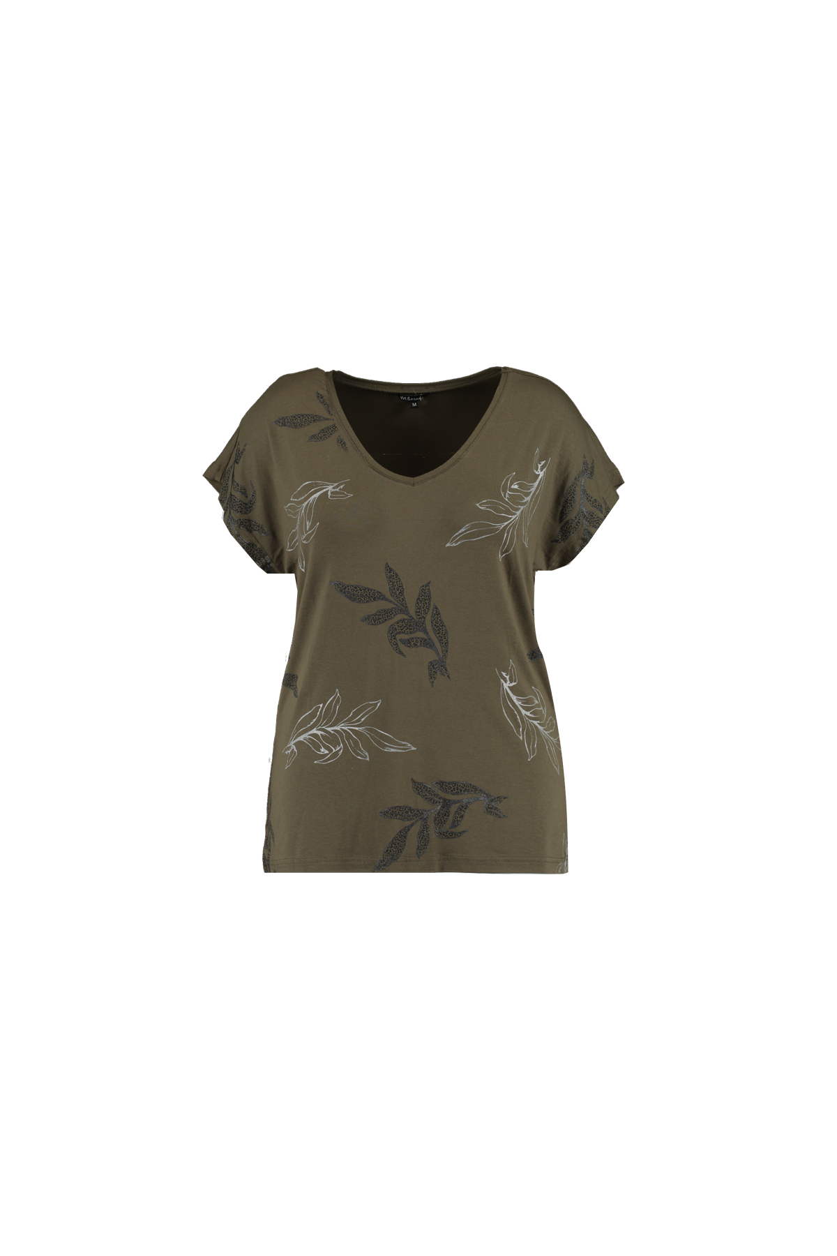 {5} T-Shirt mit Botanik-Print | Official MS Mode® online store