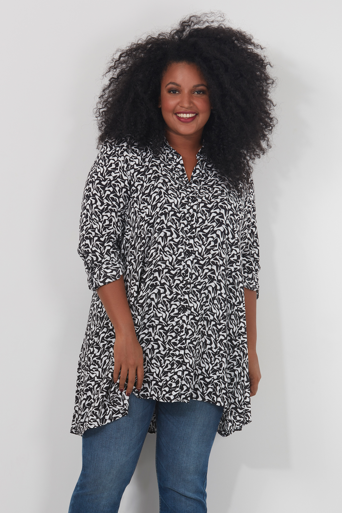 extra lange bluse