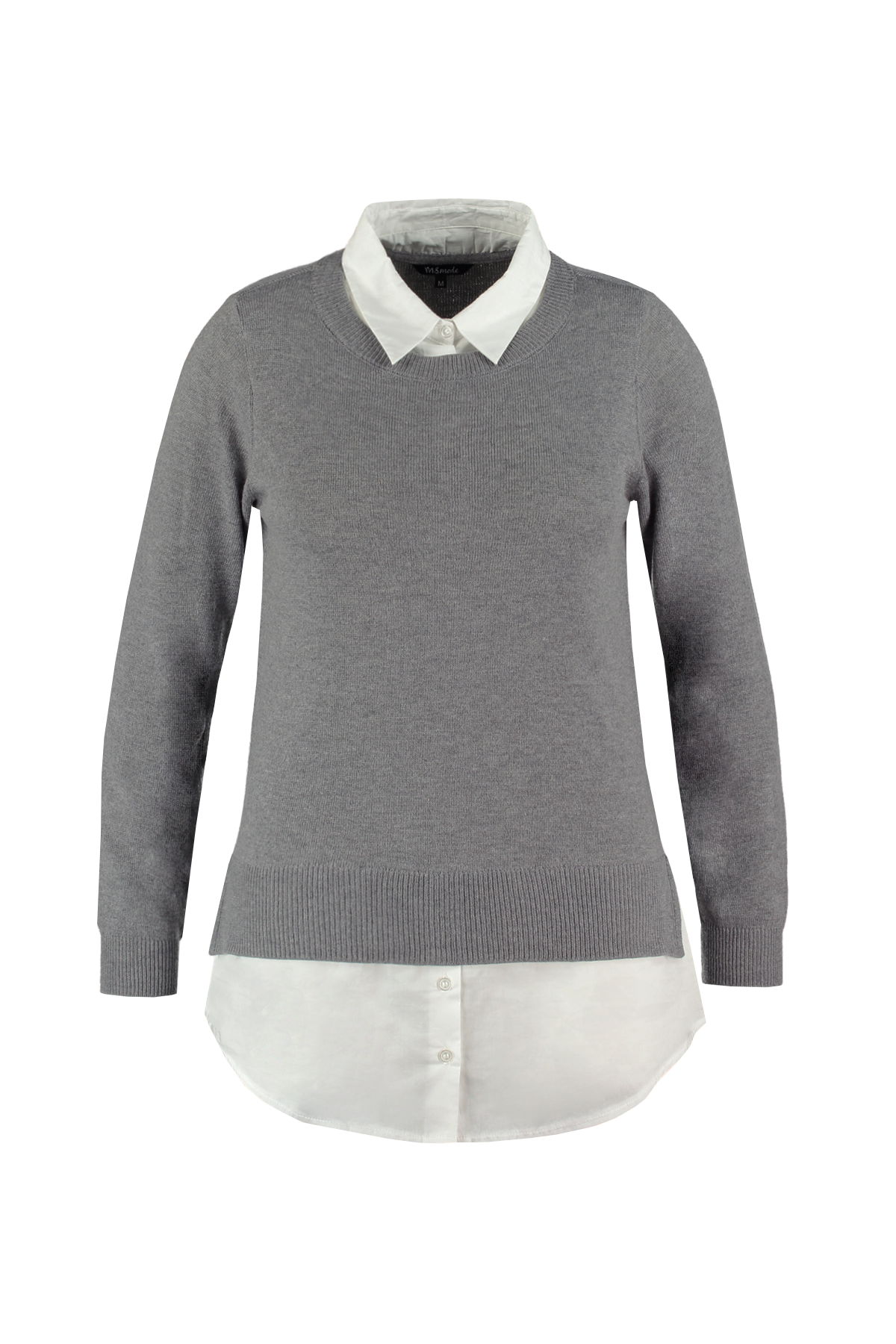 Pullover mit blusenkragen damen Clearance