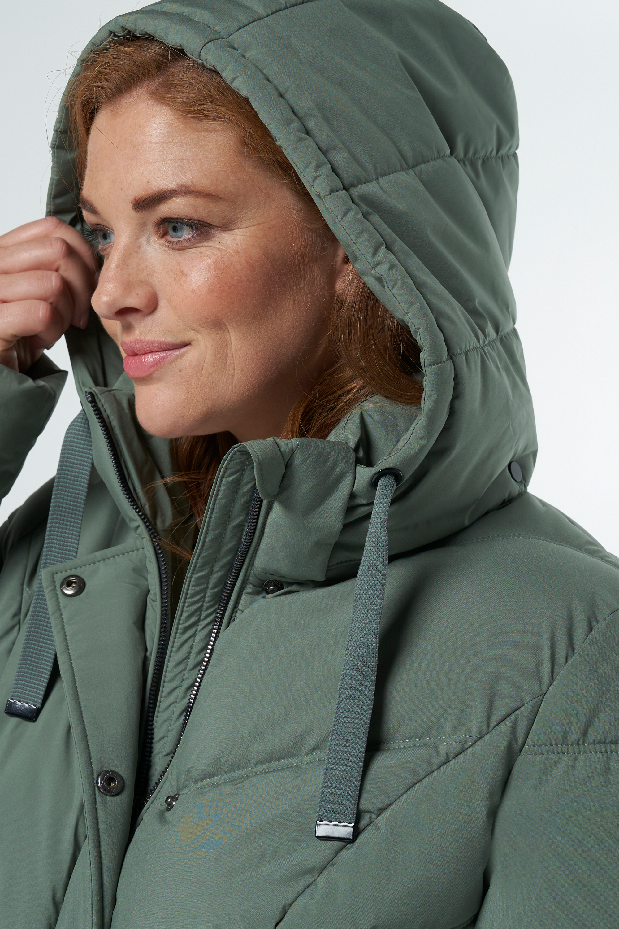 Damen Gesteppte Jacke Mint | MS Mode