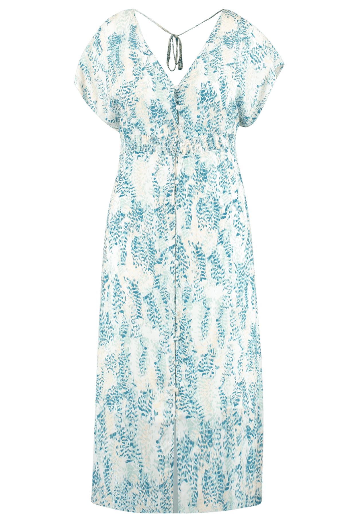 Langes Kleid mit Print  image number null