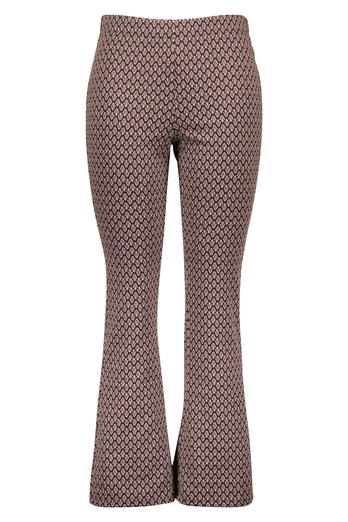 Damen Ausgestellte Leggings mit Print Multi Purple bei MS Mode®
