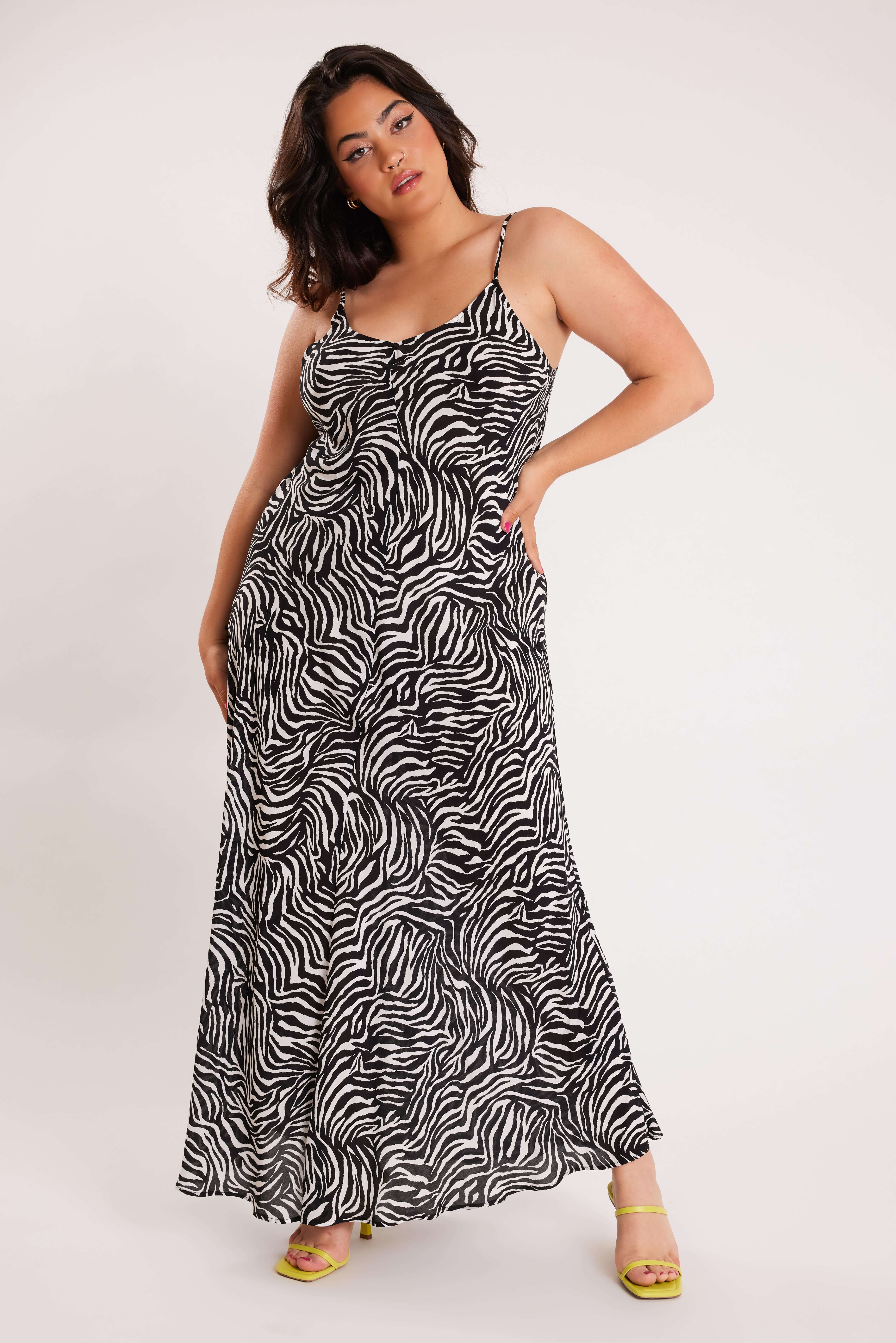 Kleid mit Zebra-Print  image number 4